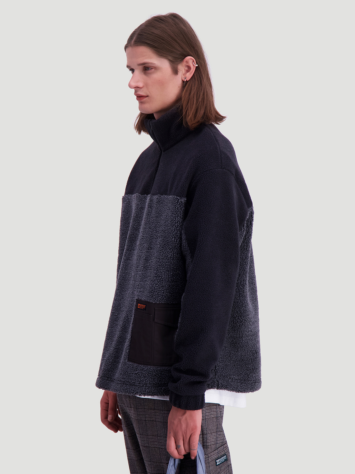 Sesam Half Zip Dark Grey 4