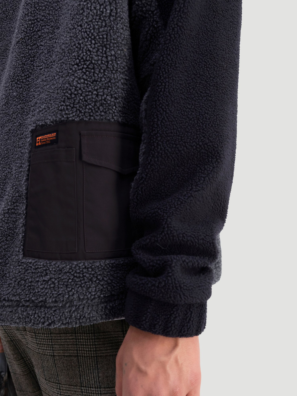 Sesam Half Zip Dark Grey 3