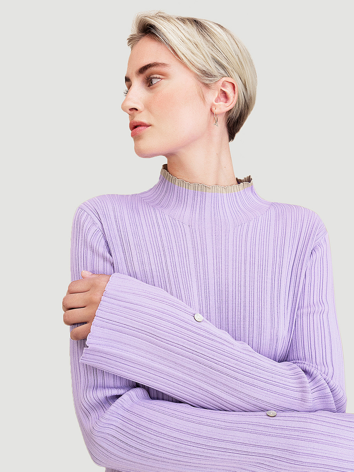 Hadeland Knit Dress Lilac 2
