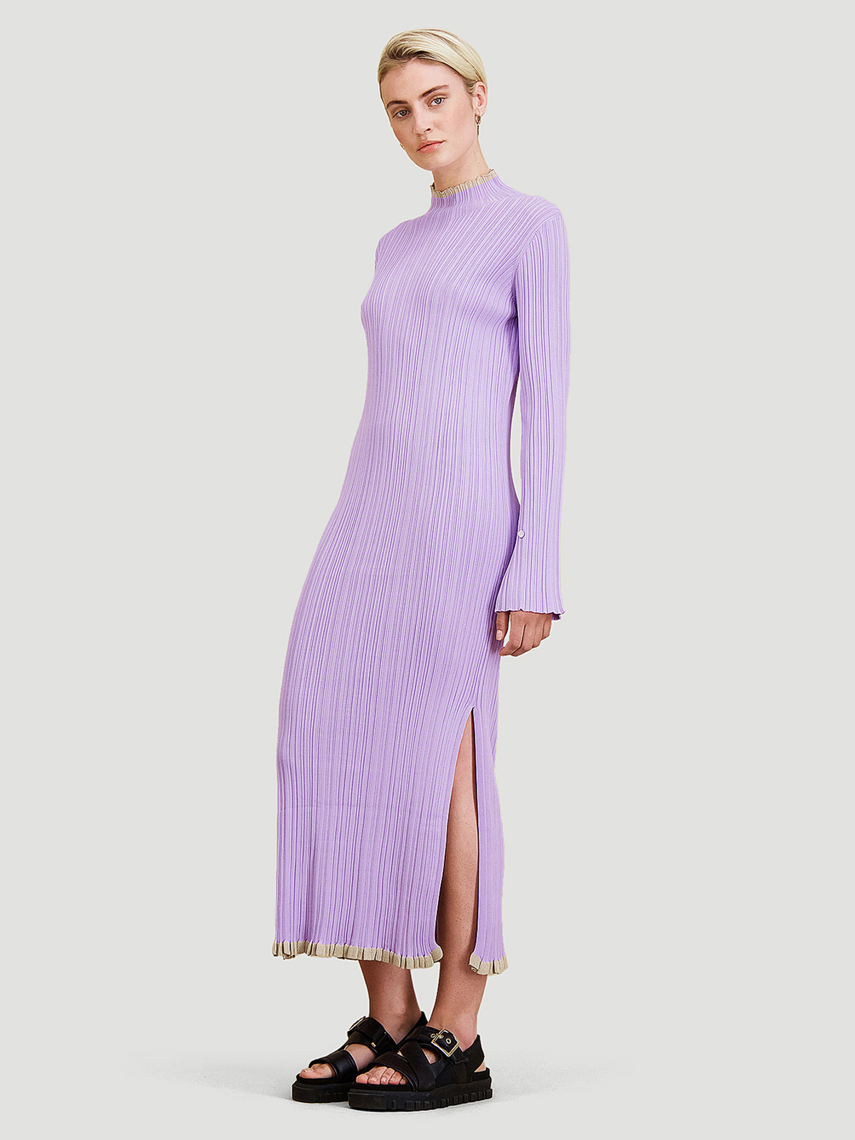 Hadeland Knit Dress Lilac 3