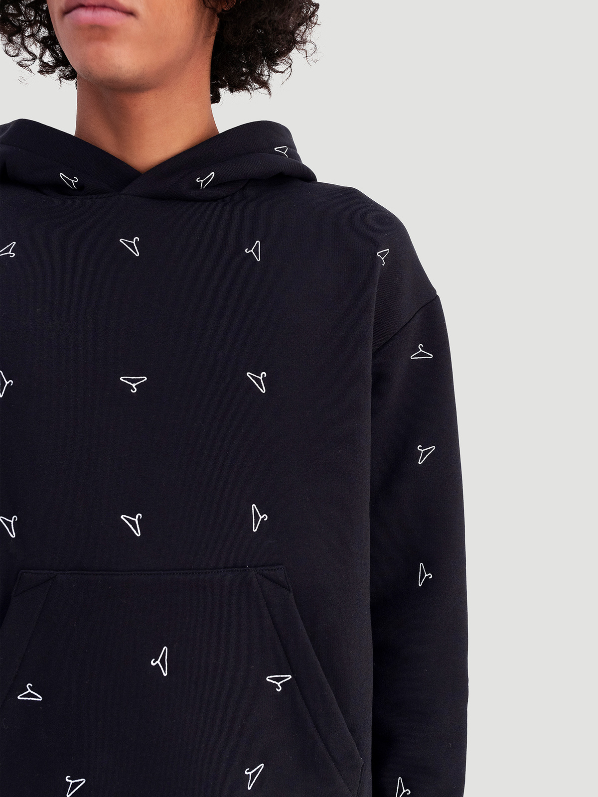 M. Rainbow Hoodie Black 2