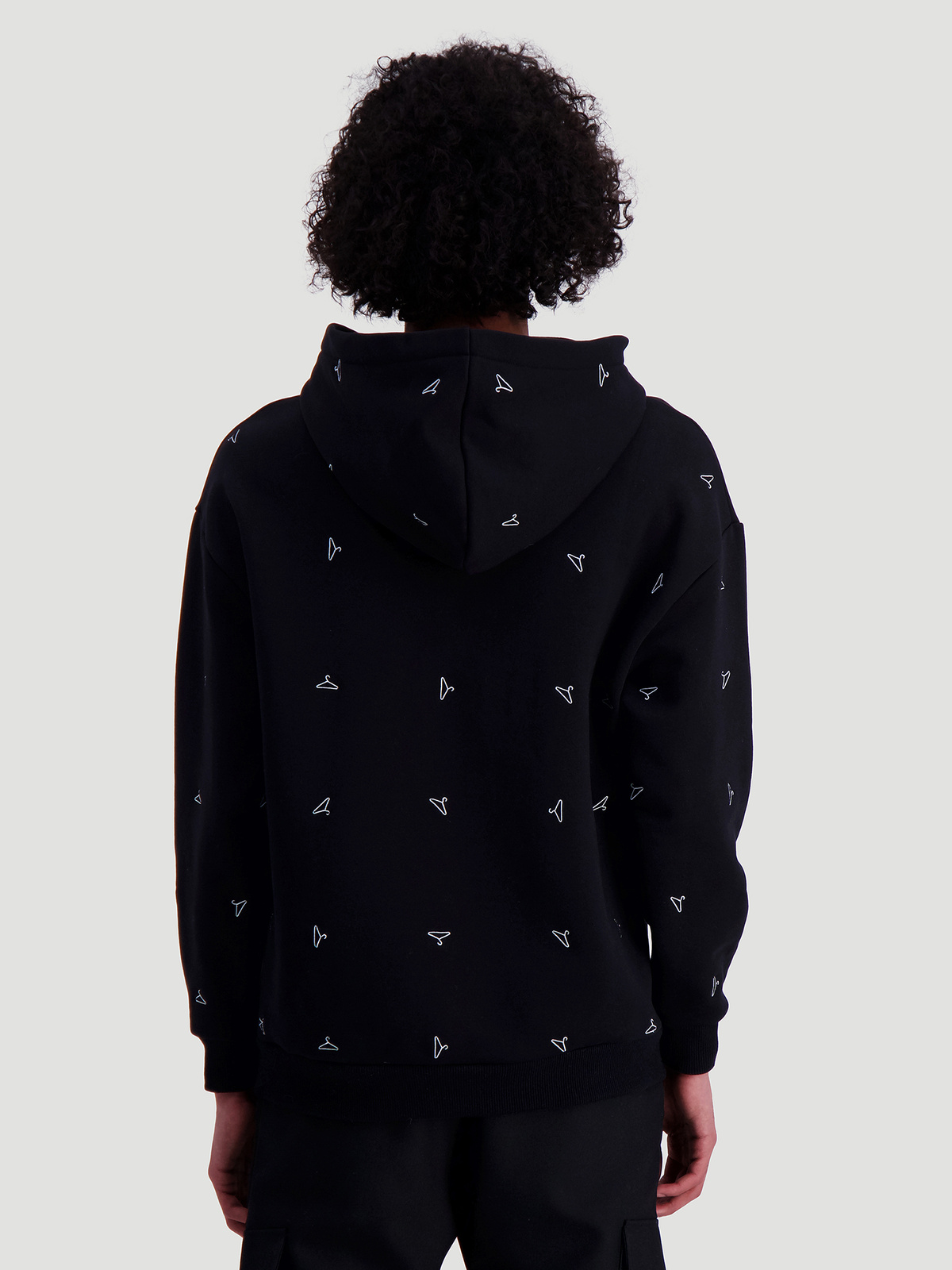 M. Rainbow Hoodie Black 5