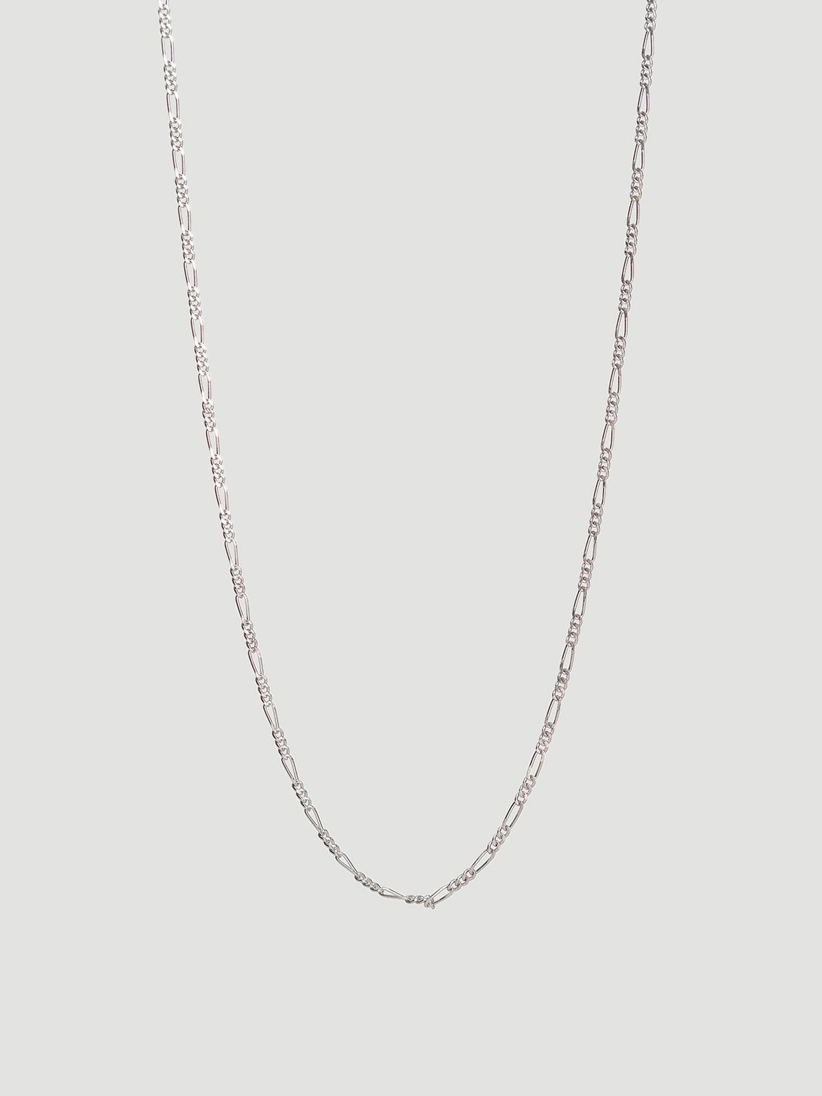 Figaro Necklace 60cm Sterling Silver 0