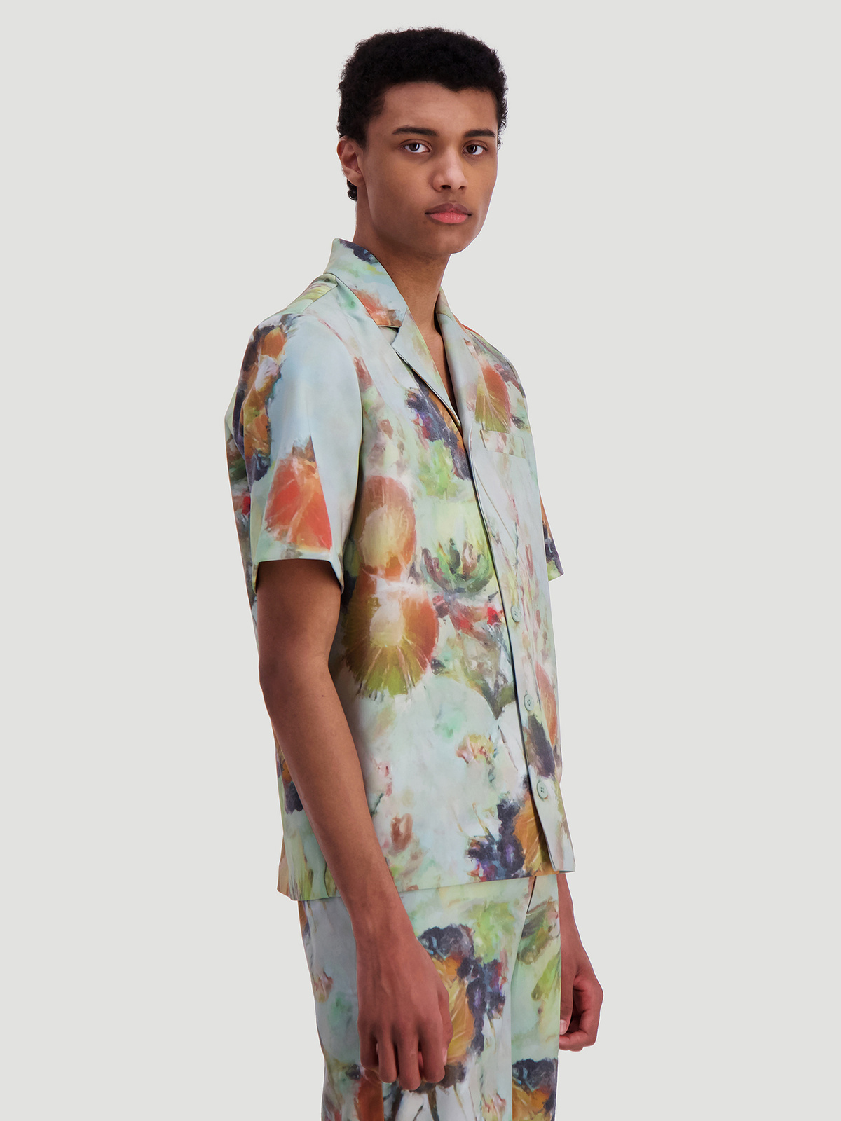 Kia Shirt Flower Mint Flower 4
