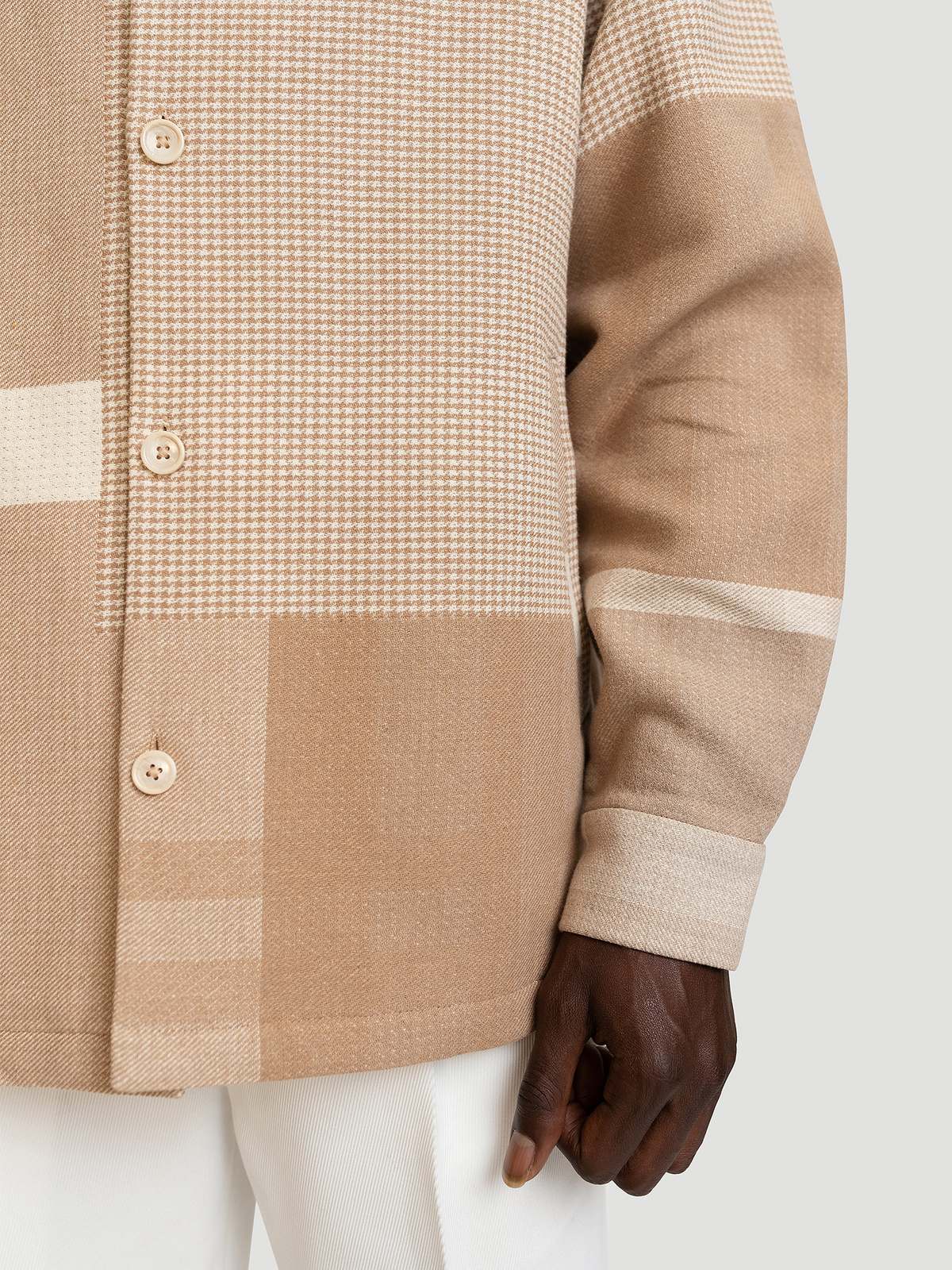 Elix Jacket Ecru Check 4