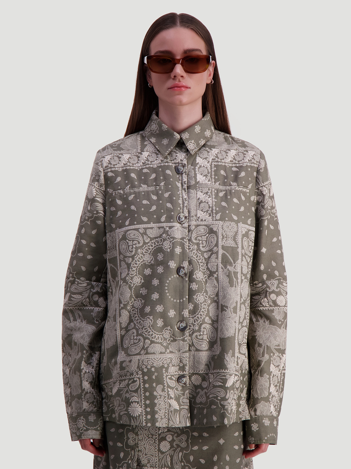 Dodo Brocade Jacket Dk. Green Mix 2