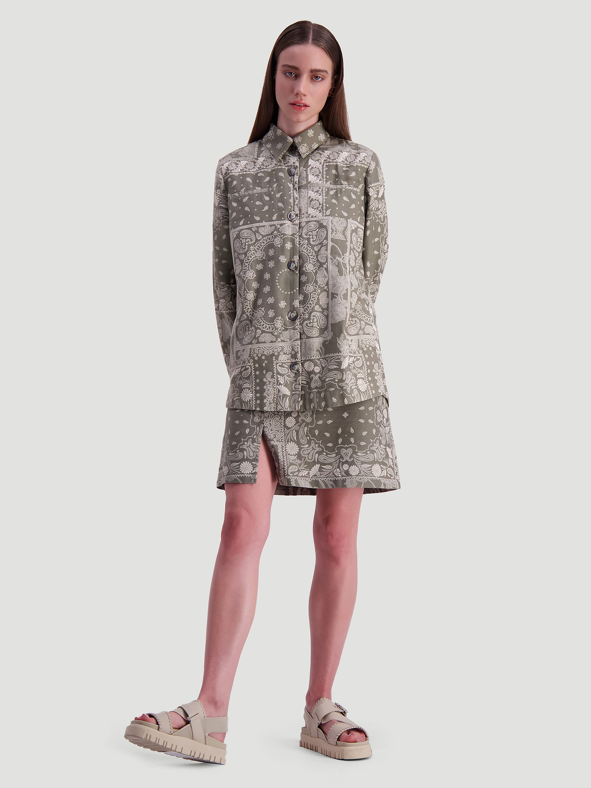 Dodo Brocade Jacket Dk. Green Mix 5