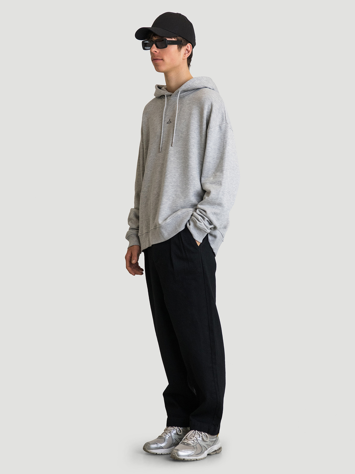 Hanger Hoodie Grey Mix 7
