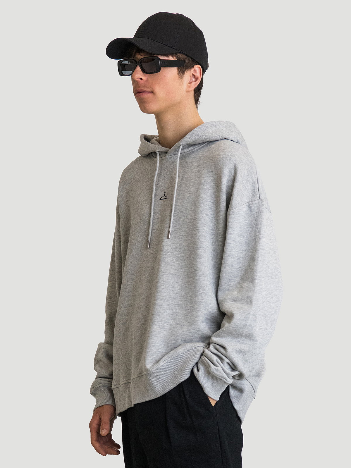 Hanger Hoodie Grey Mix 2