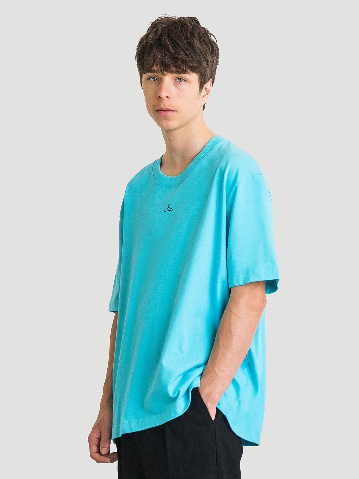 Hanger Tee Aqua 2