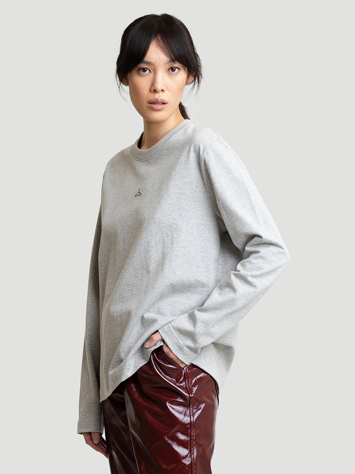 Hanger Longsleeve Grey Mix 1
