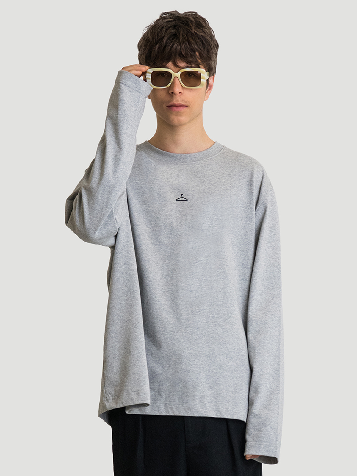 Hanger Longsleeve Grey Mix 0