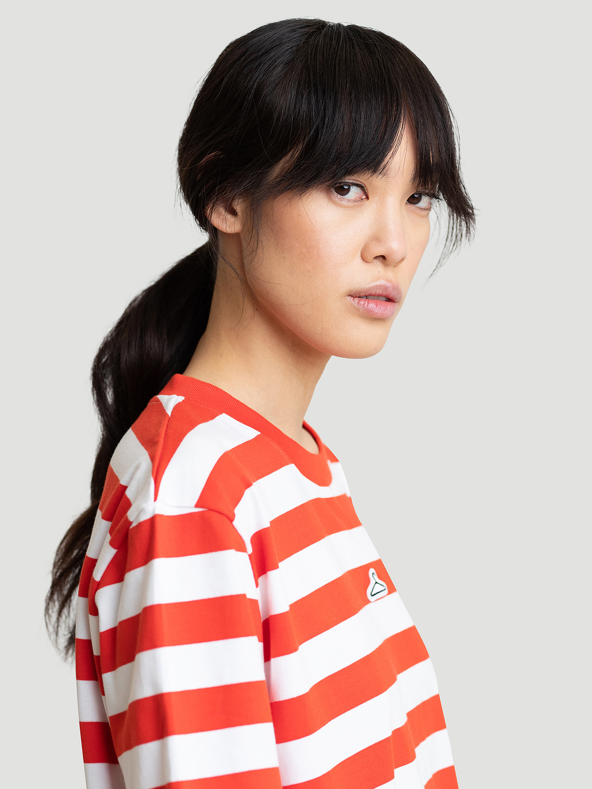 Hanger Striped Tee Red White 3