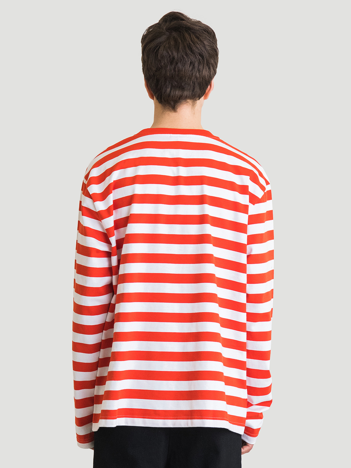 Hanger Striped Longsleeve Red White 10