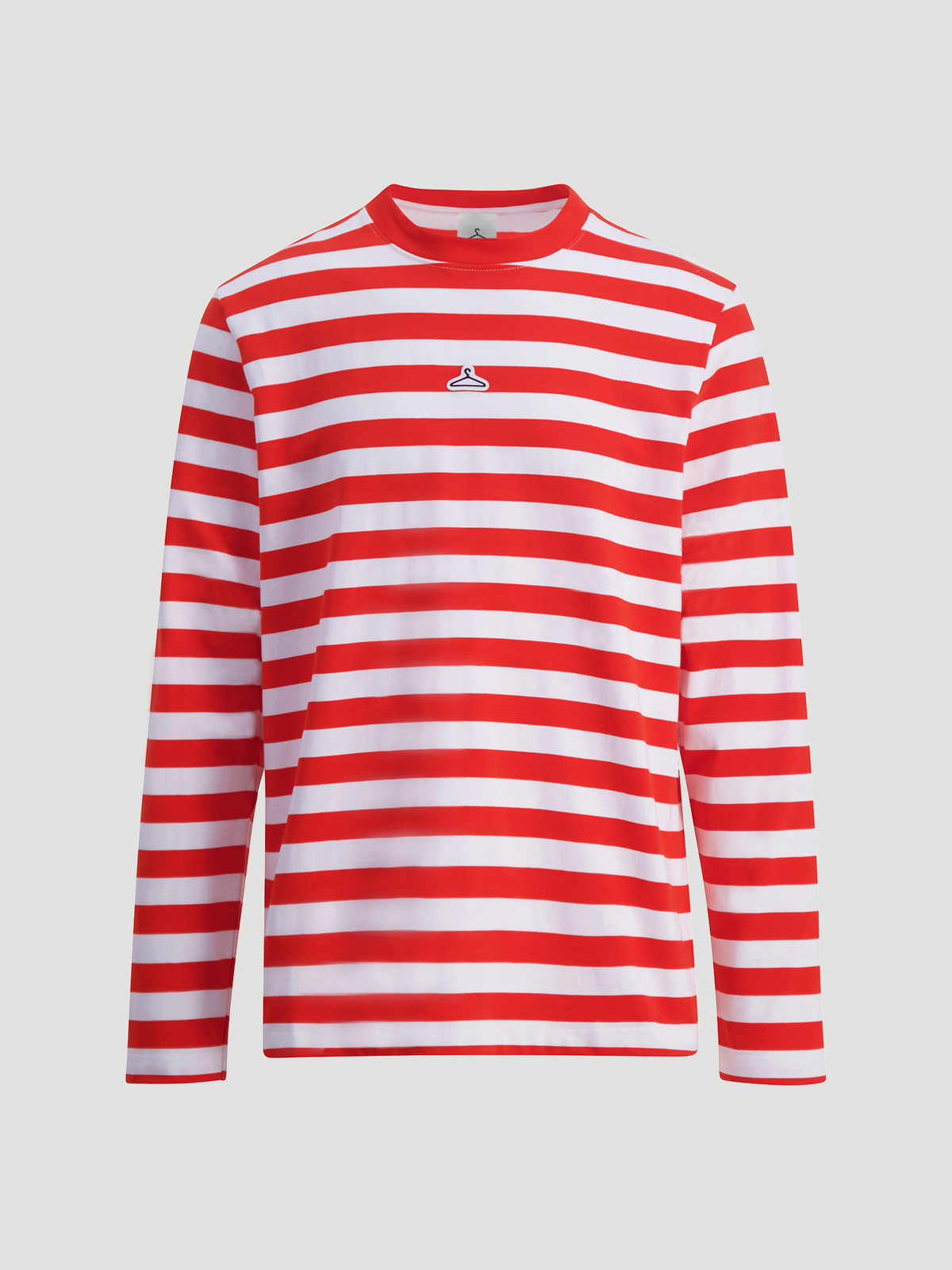 Hanger Striped Longsleeve Red White 1