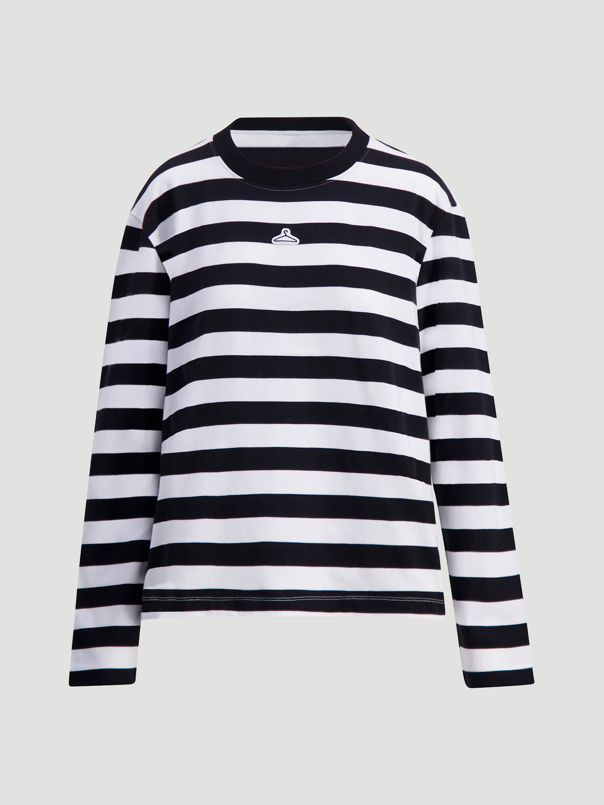 Hanger Striped Longsleeve Black White 0