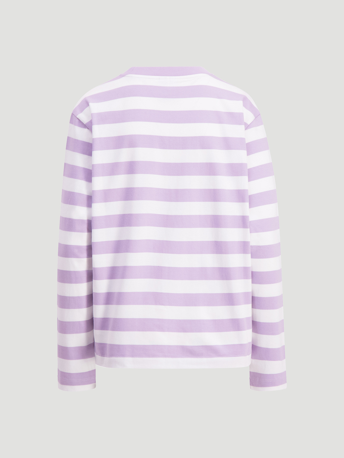 Hanger Striped Longsleeve Lilac White 2