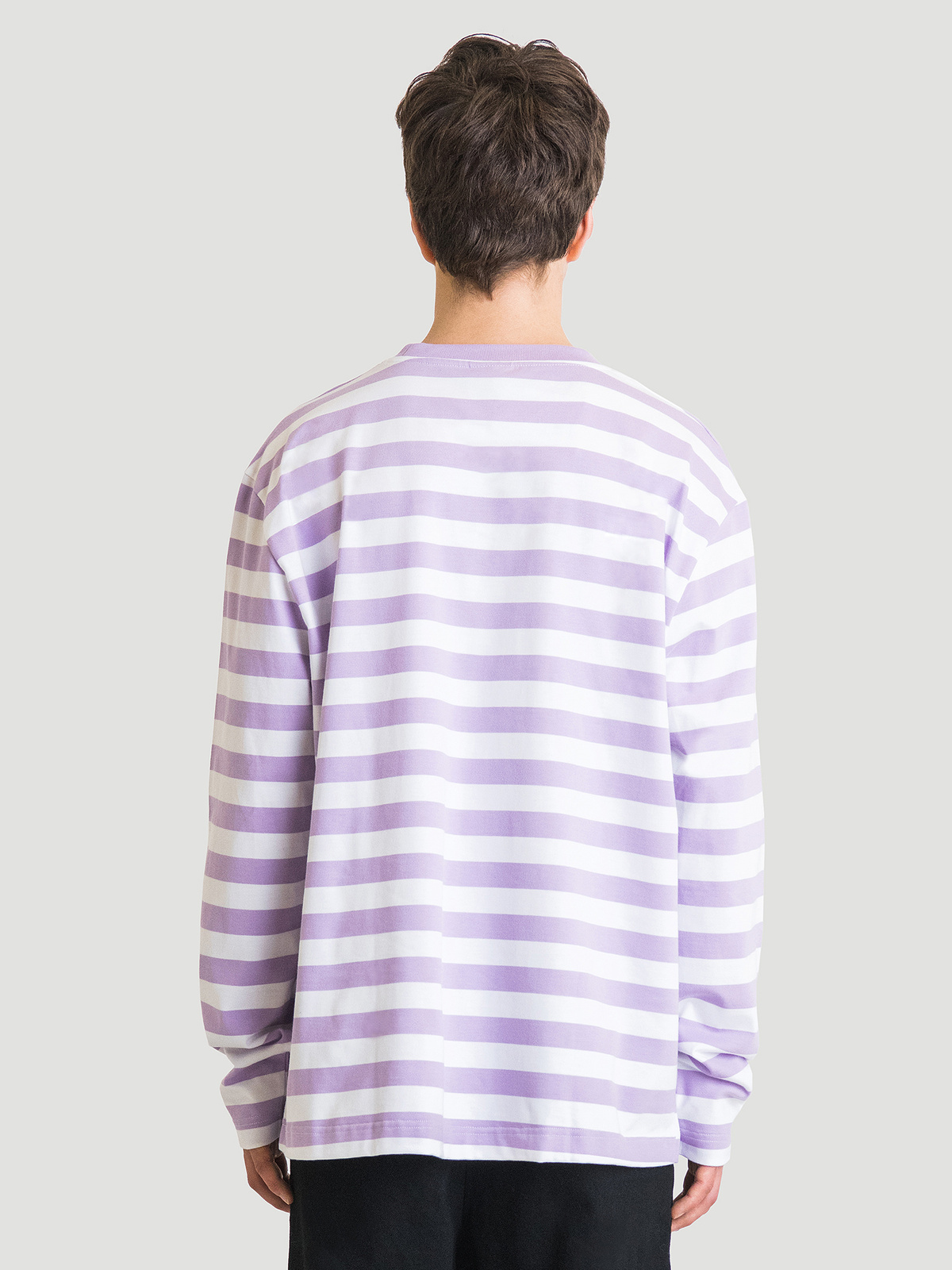 Hanger Striped Longsleeve Lilac White 10