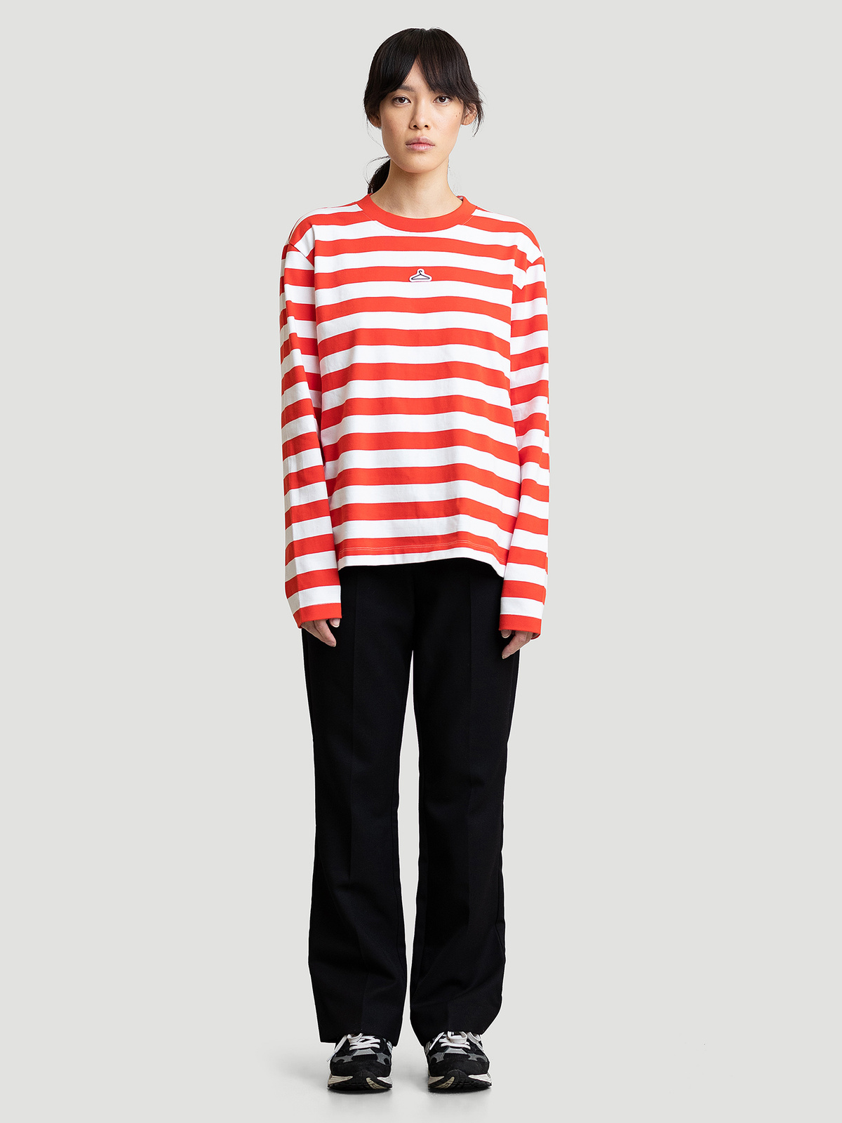 Hanger Striped Longsleeve Red White 8