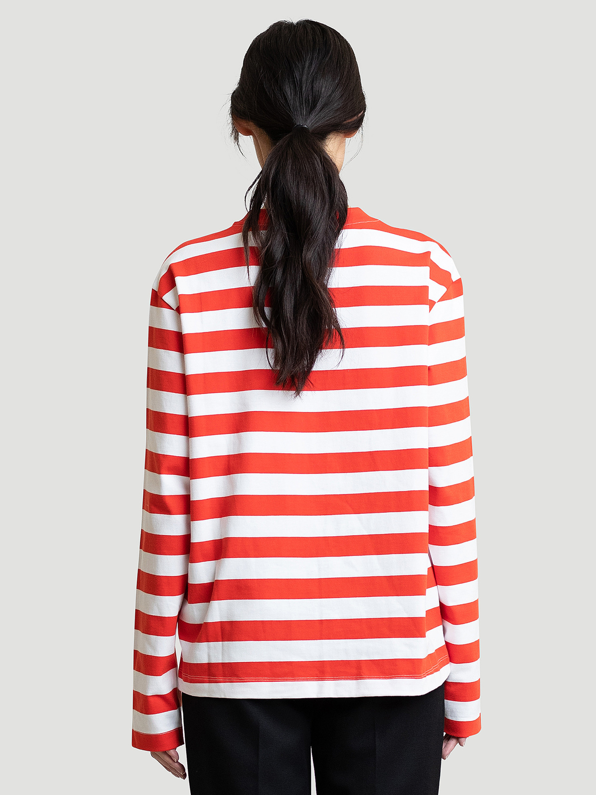 Hanger Striped Longsleeve Red White 11