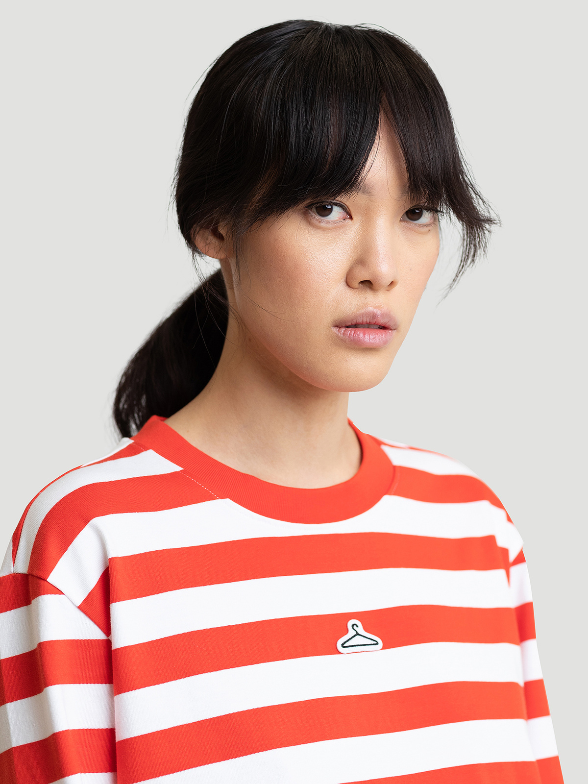 Hanger Striped Longsleeve Red White 3