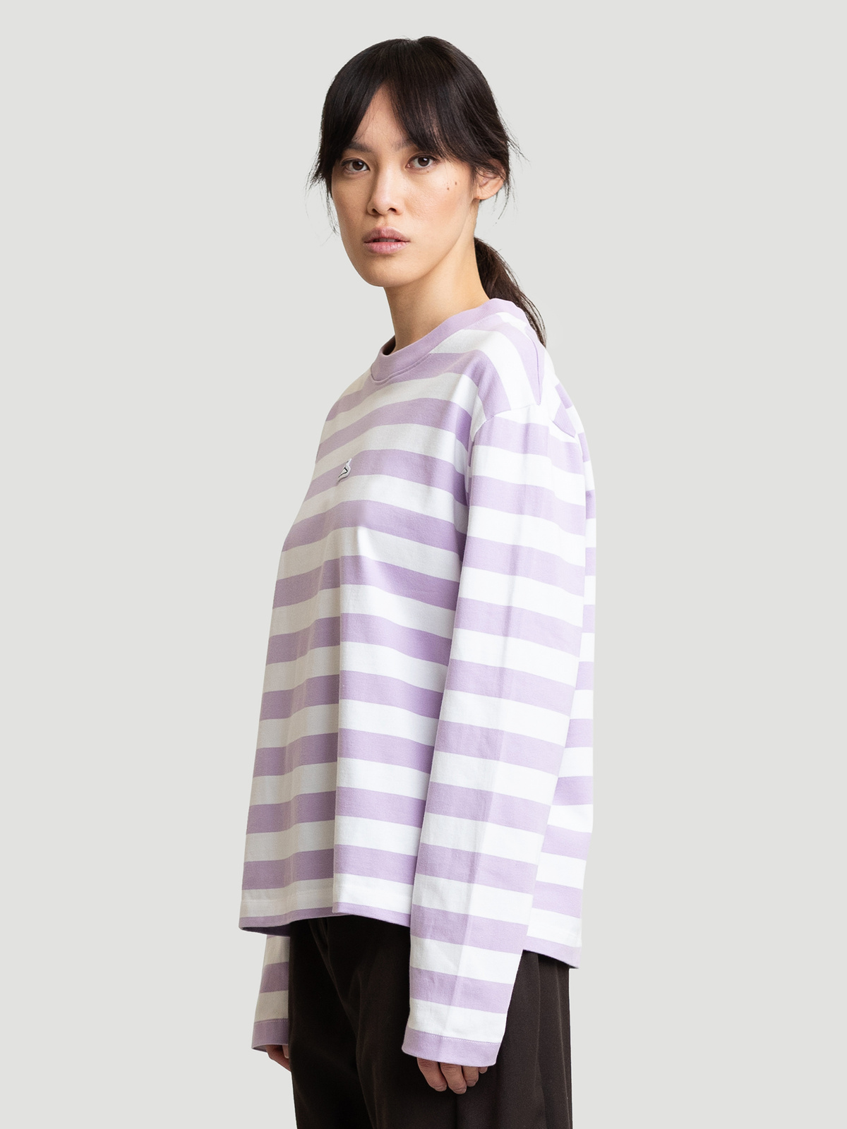 Hanger Striped Longsleeve Lilac White 7