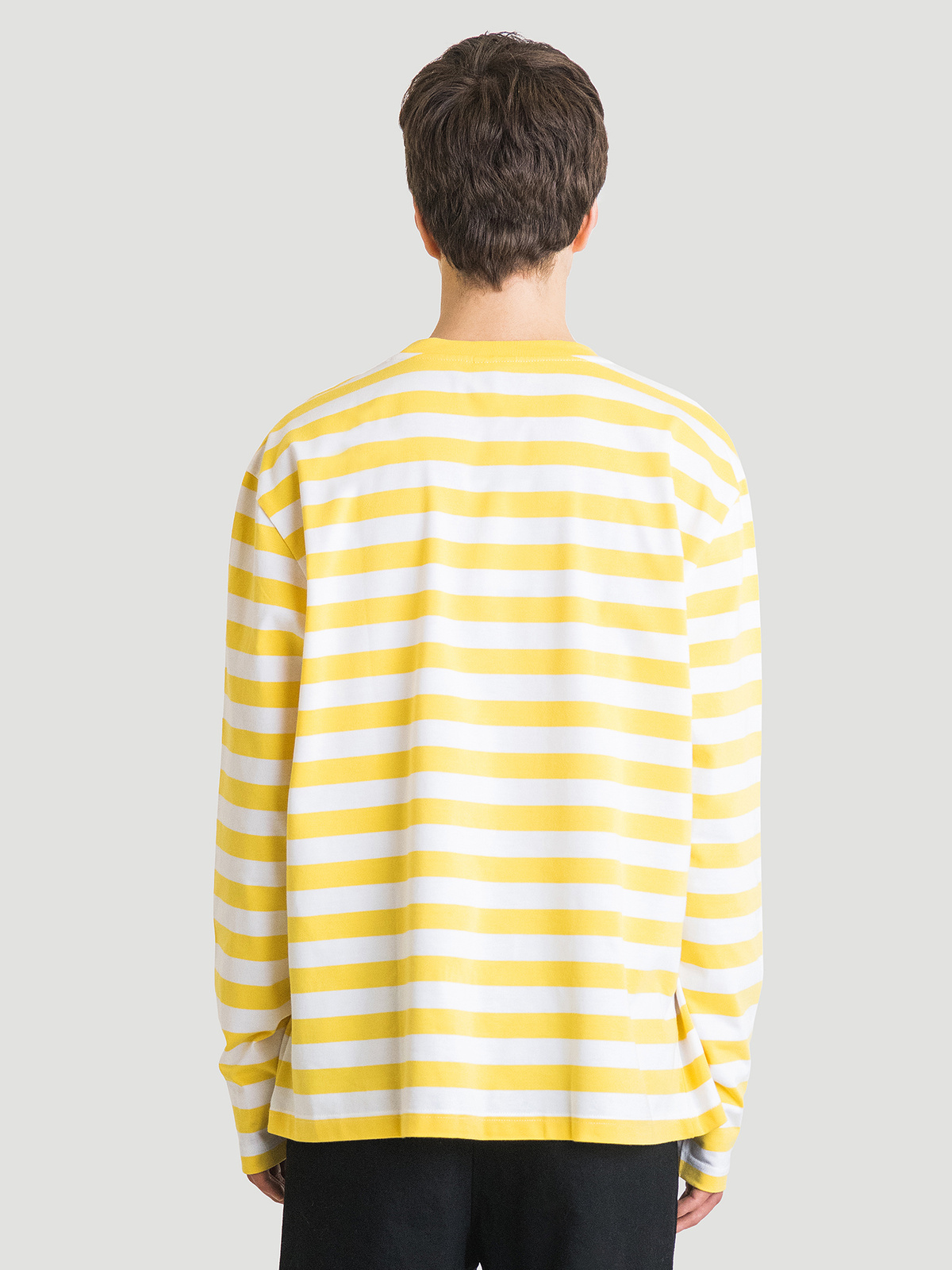Hanger Striped Longsleeve Yellow White 5