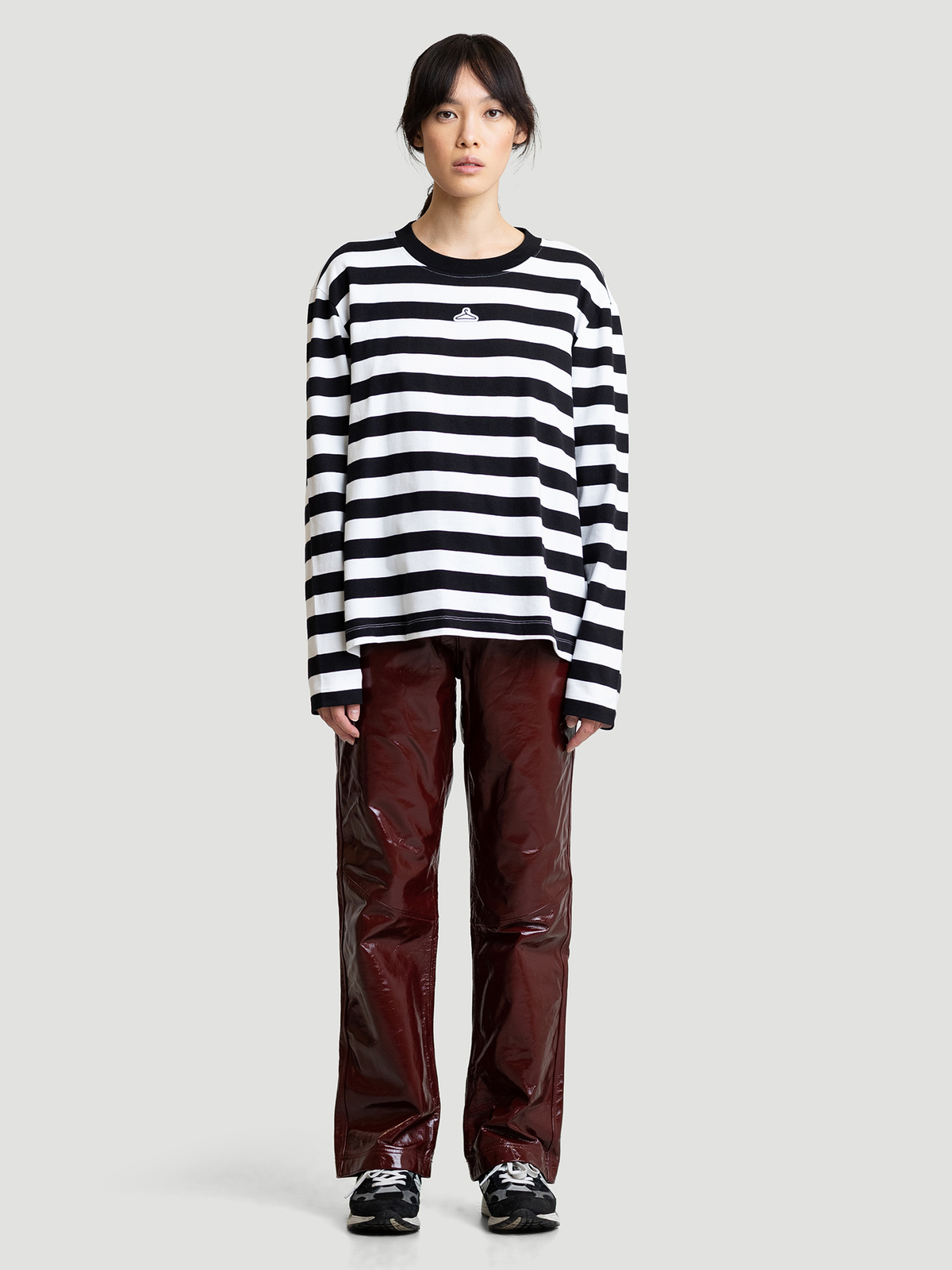 Hanger Striped Longsleeve Black White 4