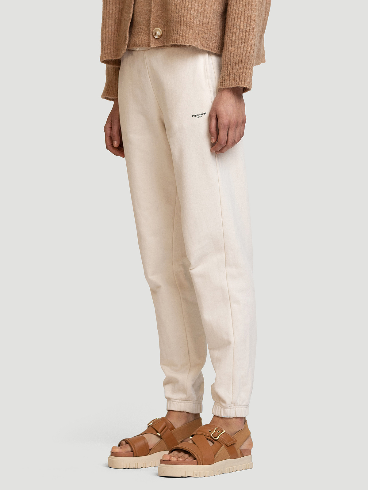 W. Oslo Sweat Trouser Ecru 6