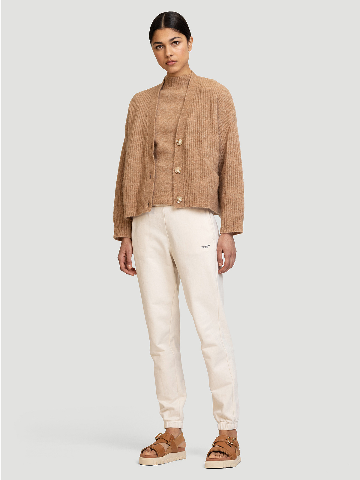 W. Oslo Sweat Trouser Ecru 0