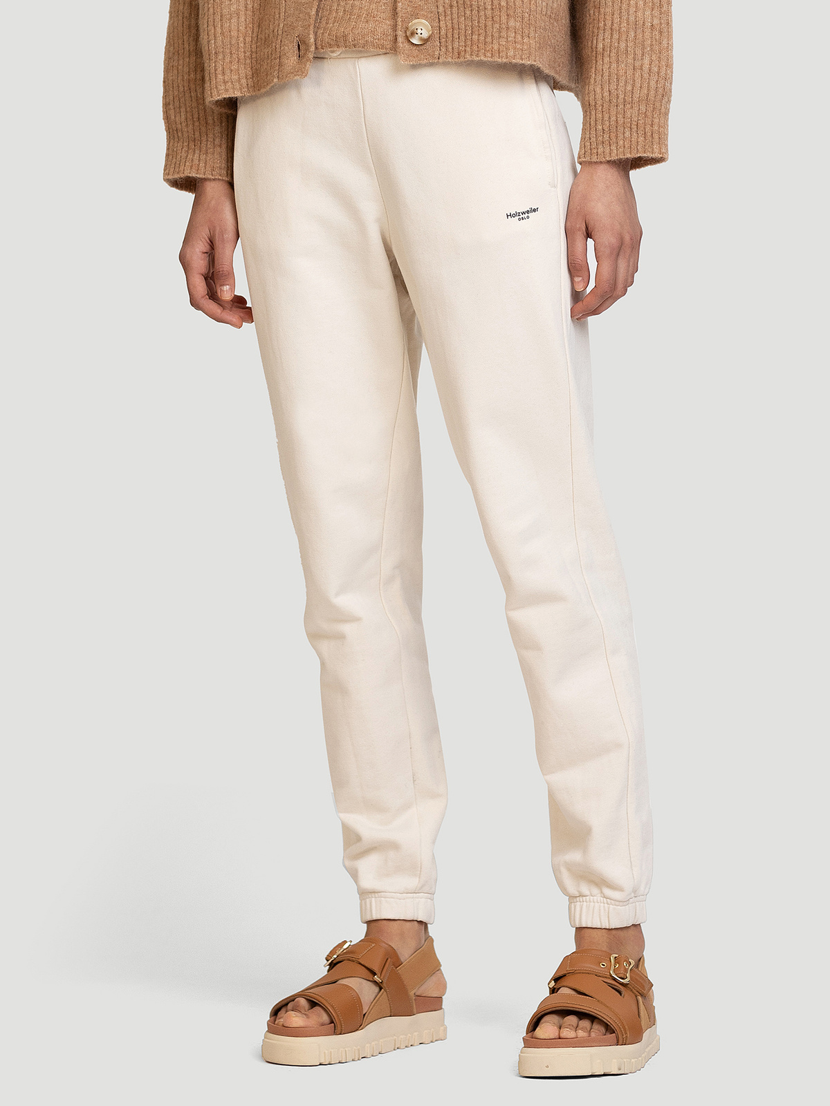 W. Oslo Sweat Trouser Ecru 2