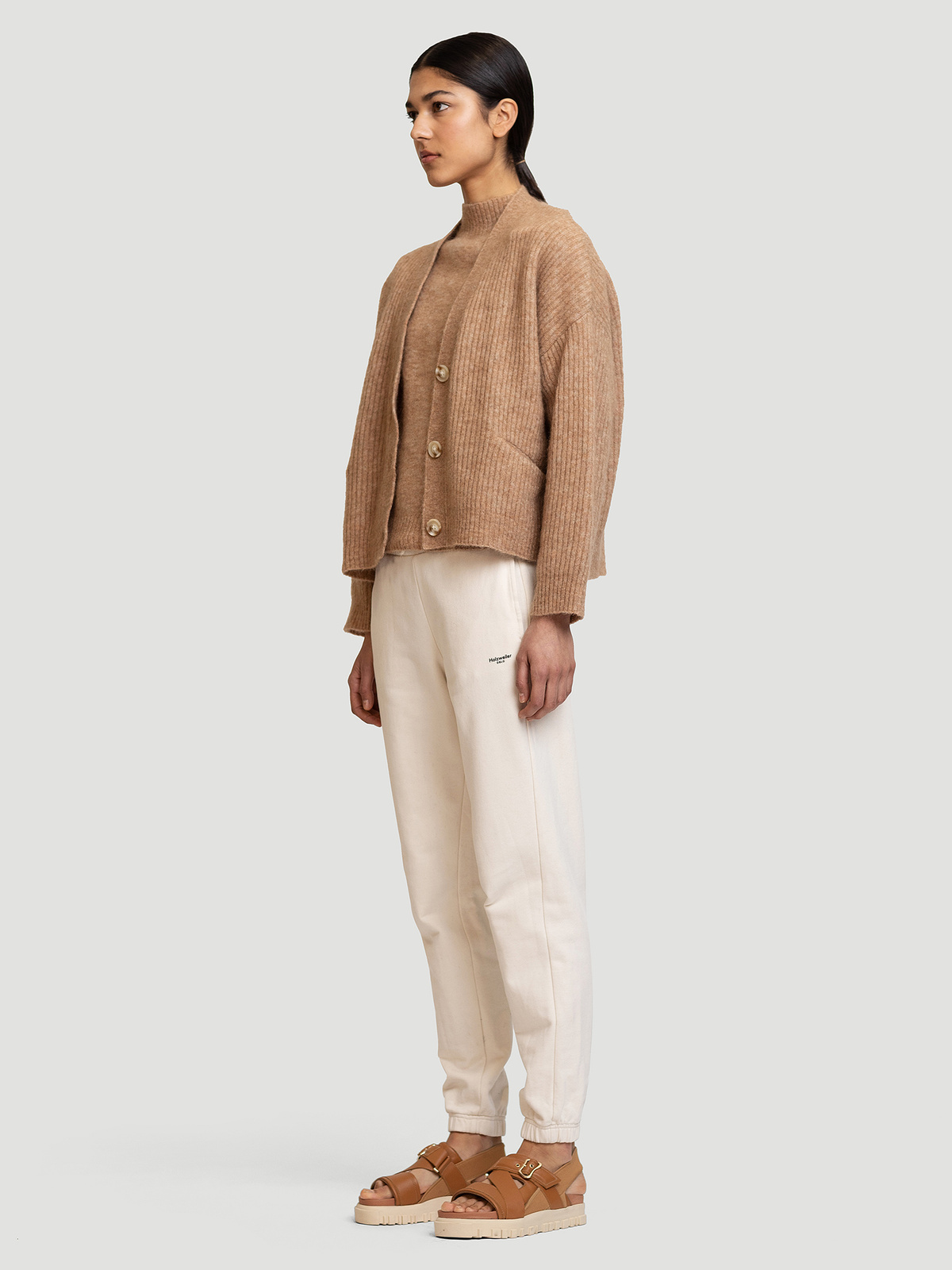W. Oslo Sweat Trouser Ecru 5