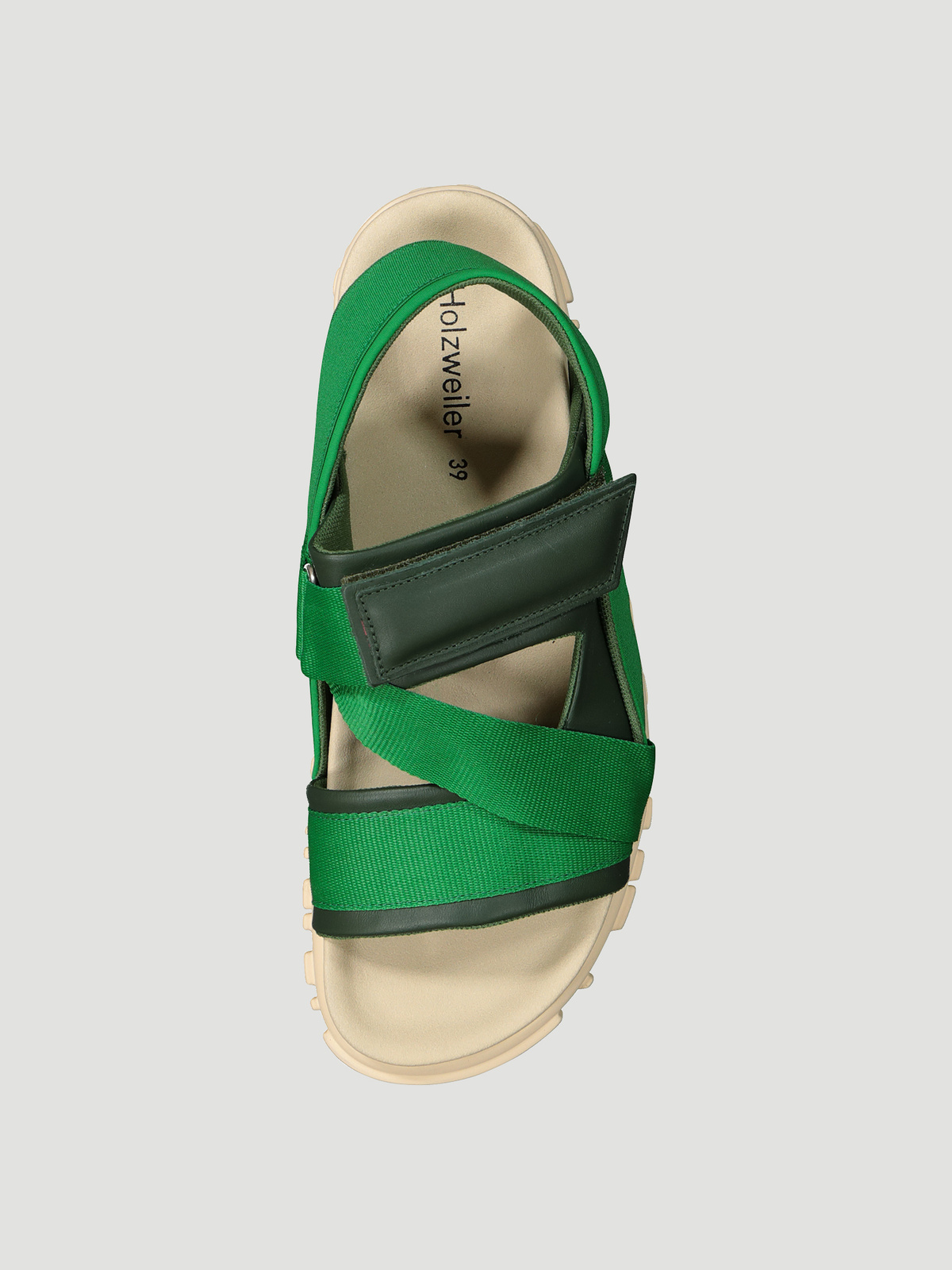 National Sandal Velcro Green 1