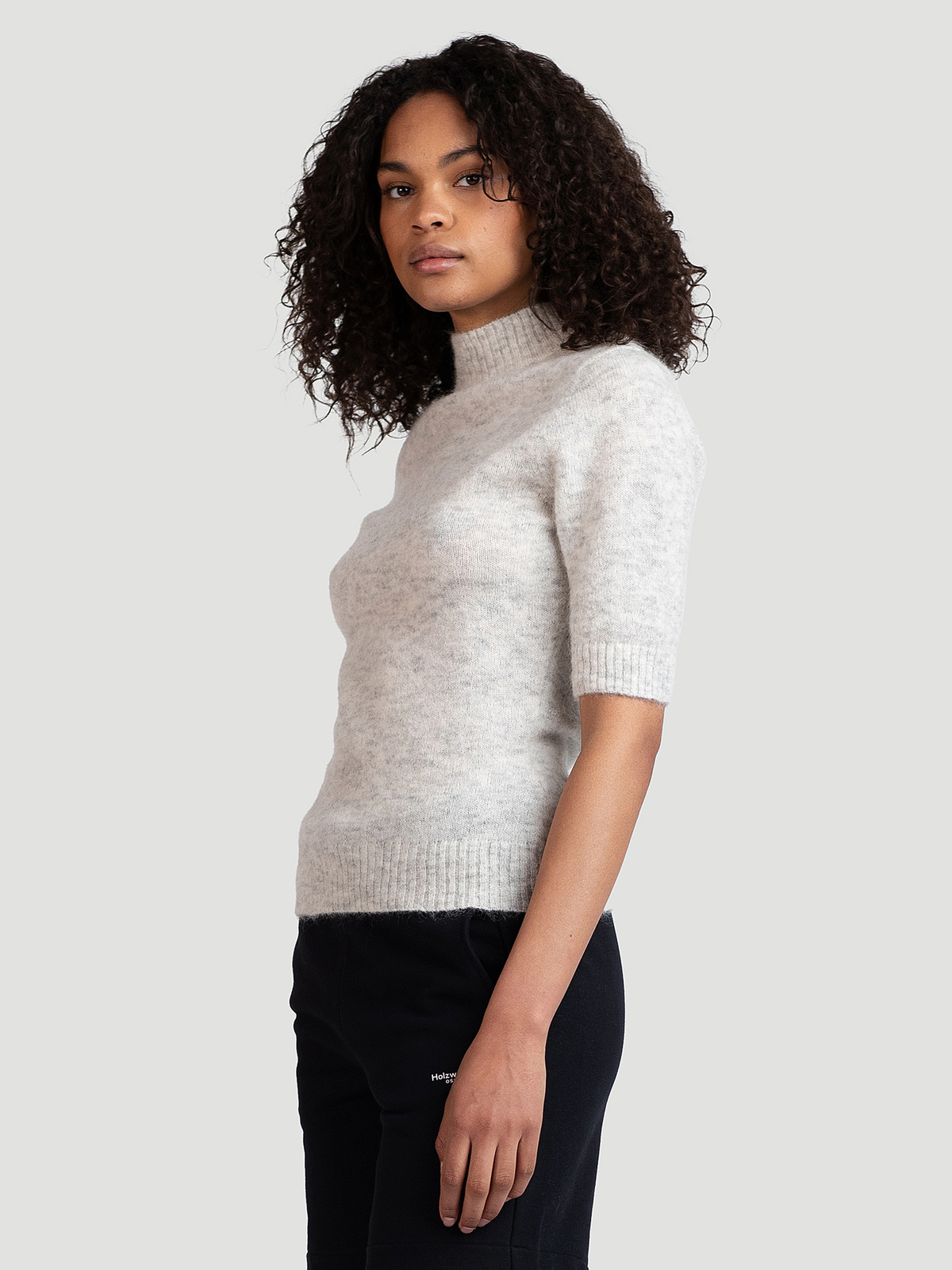 Puff Knit Tee Lt. Grey 3