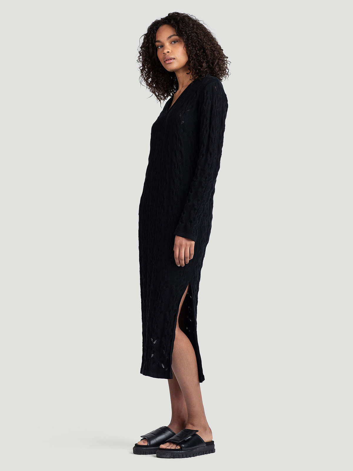Nim Knit Dress Black 2