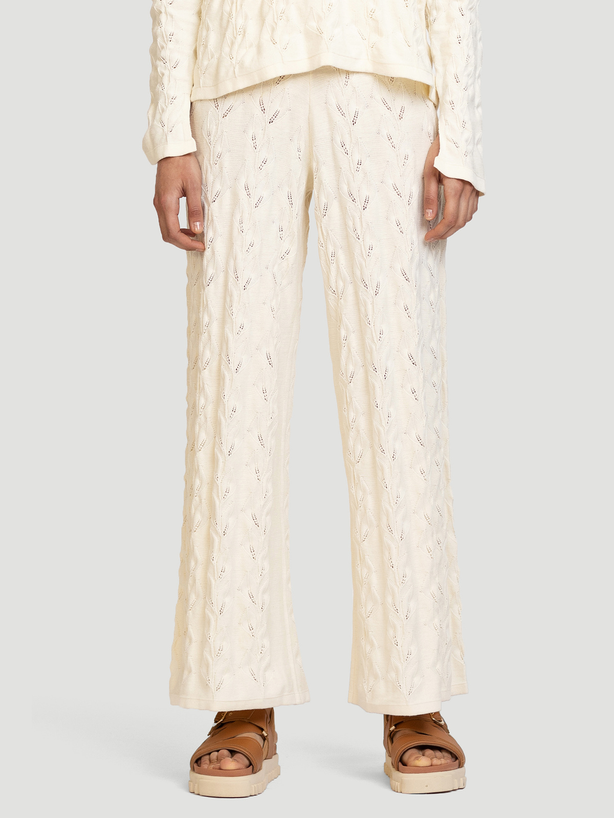 Thiril Knit Trouser Ecru 0