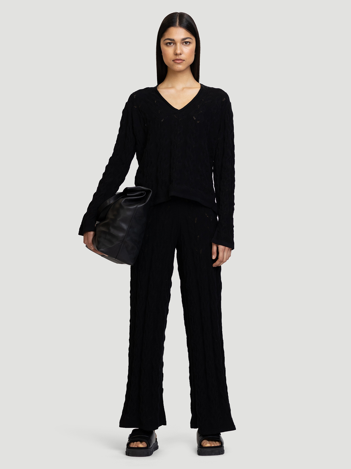 Thiril Knit Trouser Black 1