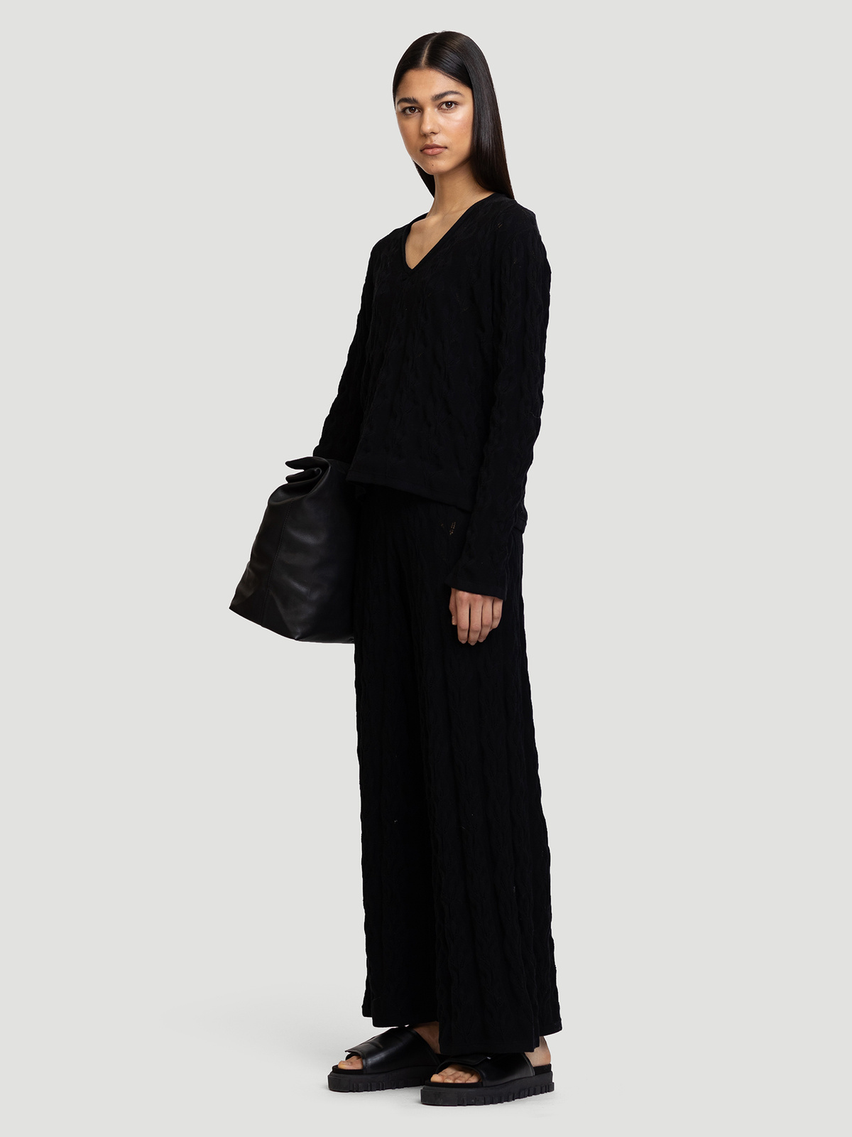 Thiril Knit Trouser Black 3