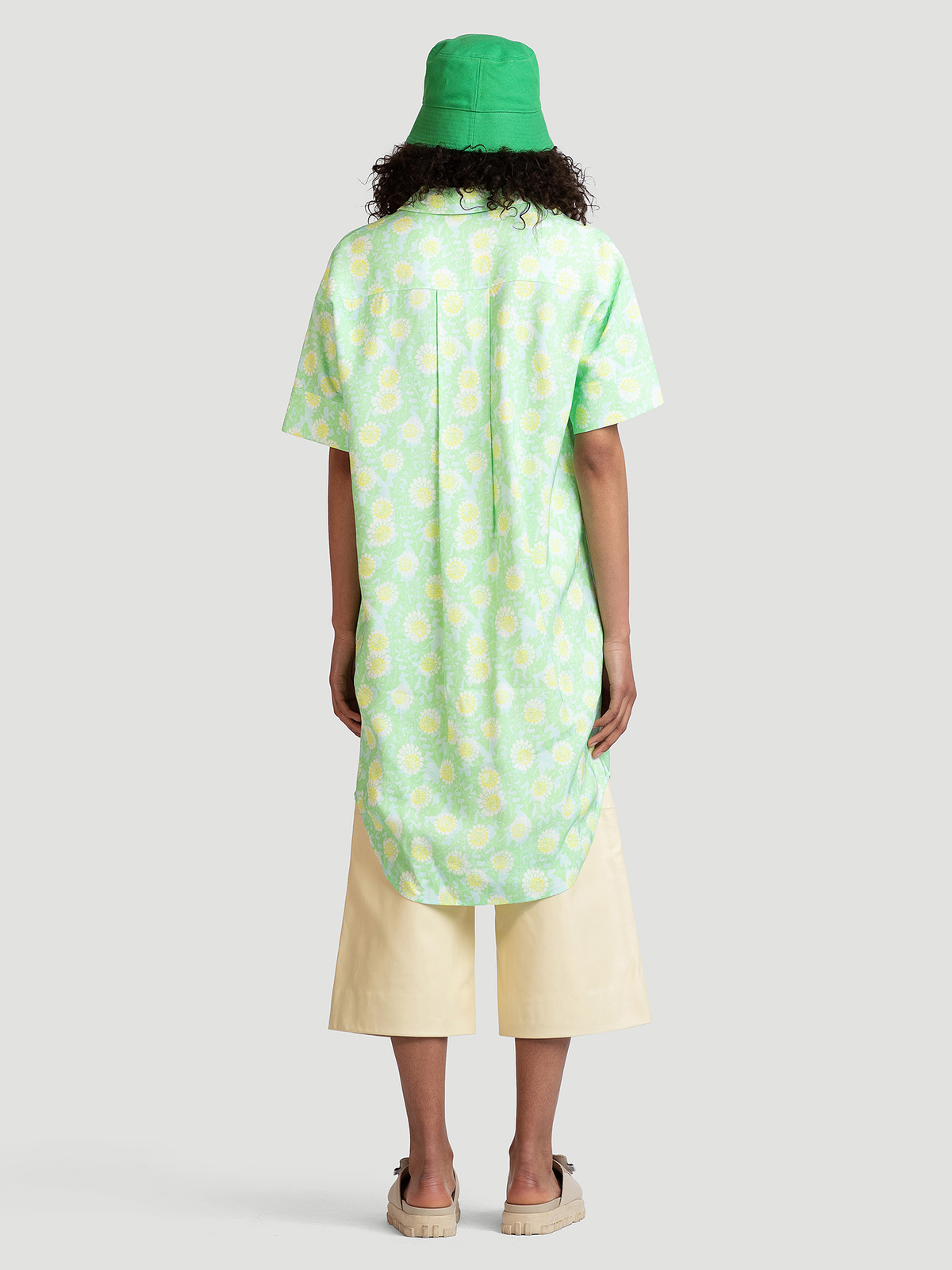 Lafayette Print Dress Lt. Green mix 4