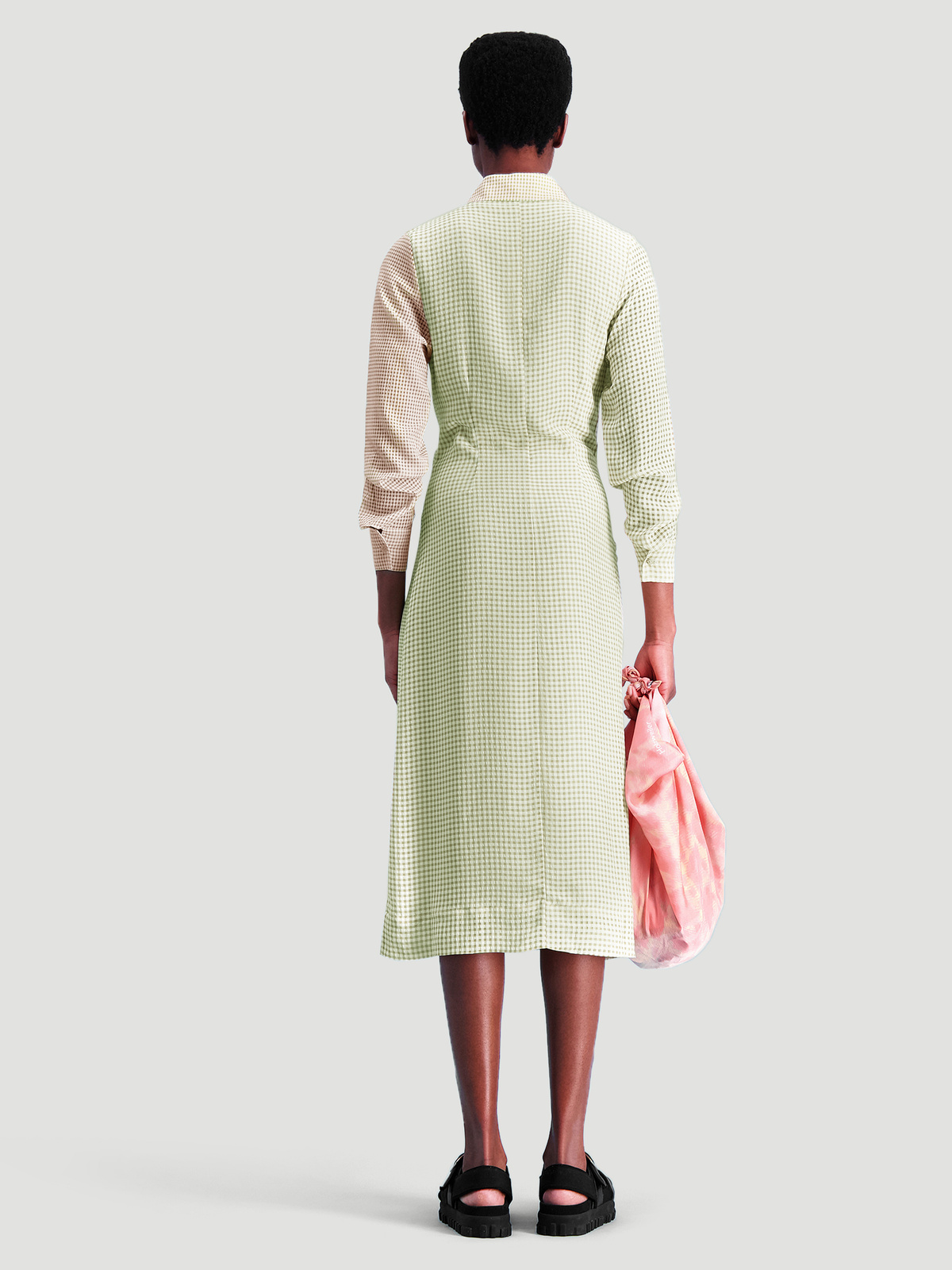 Peppo Dress Lt. Green mix 3