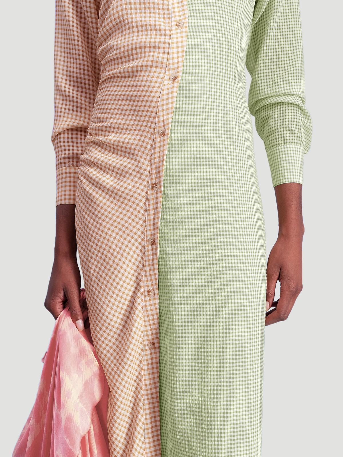 Peppo Dress Lt. Green mix 1