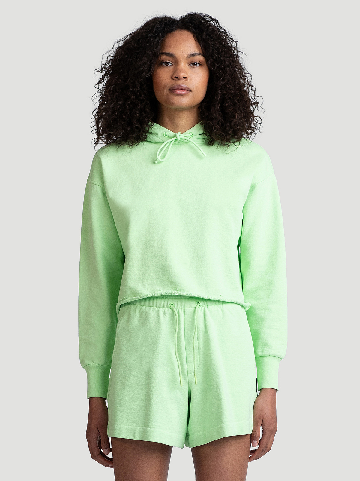 Bilbo Cropped Hoodie Lt. Green 0