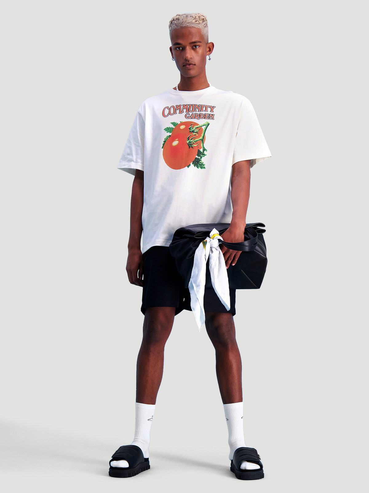 Salt Tomato Tee Ecru 1