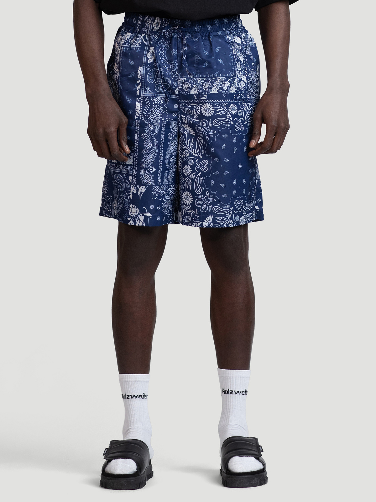 Colossal Print Shorts Blue Mix 0