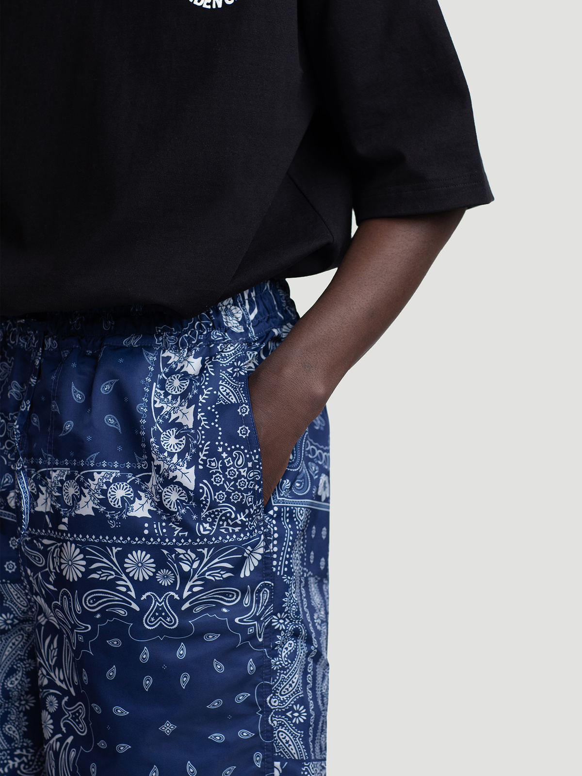 Colossal Print Shorts Blue Mix 2
