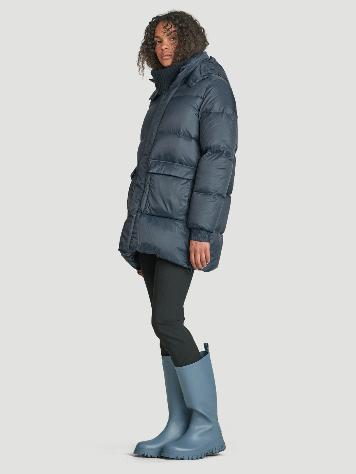 Sol Down Jacket Navy 3