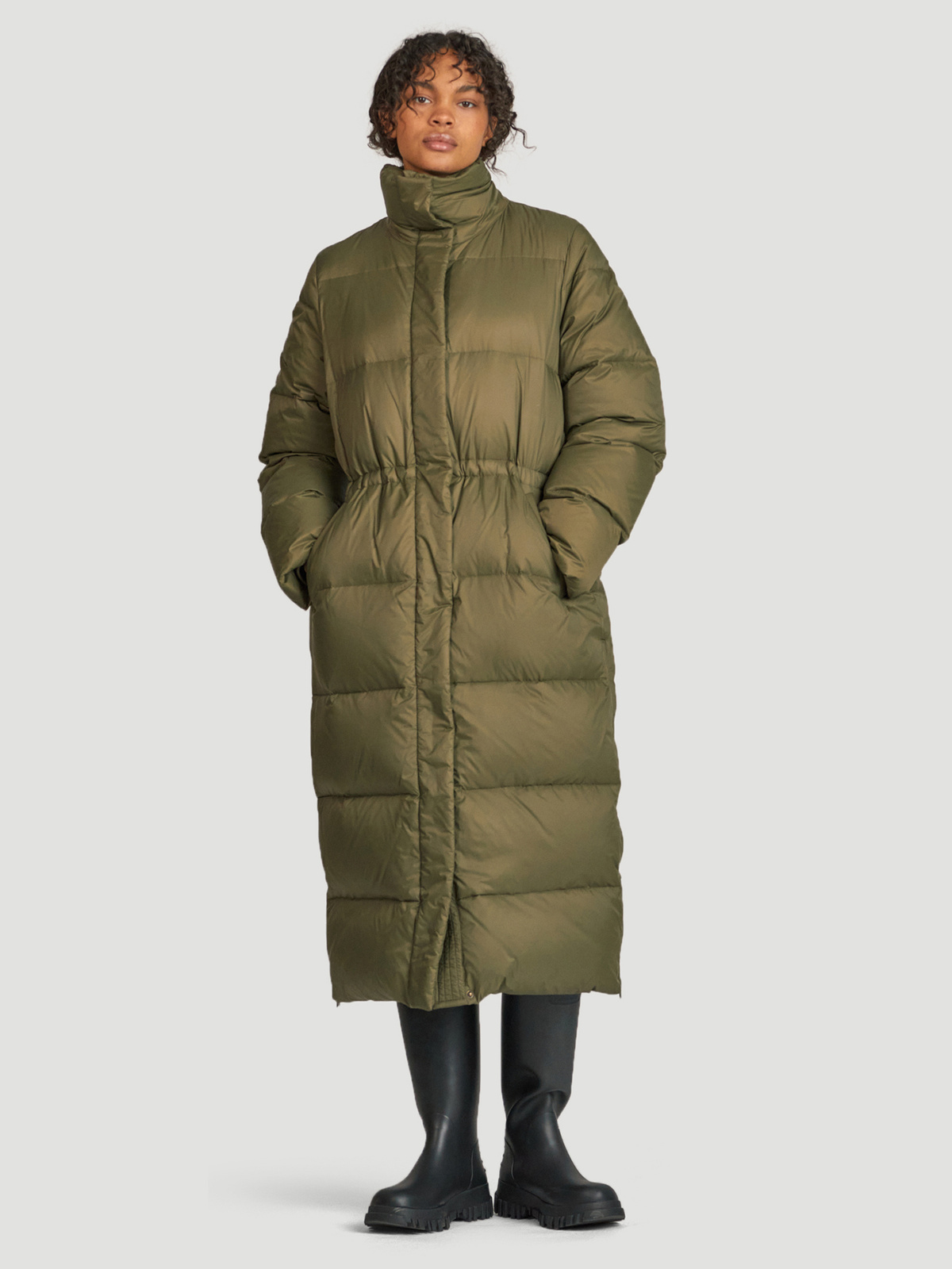 Skogshorn Down Jacket Army 6