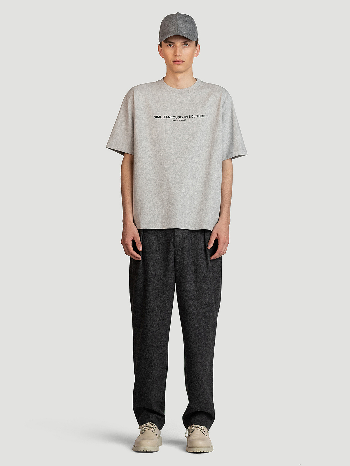 Fleur Tee Grey Mix 3