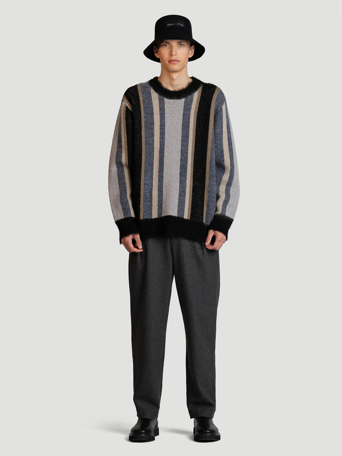 Baha Crew Brown Stripe 1