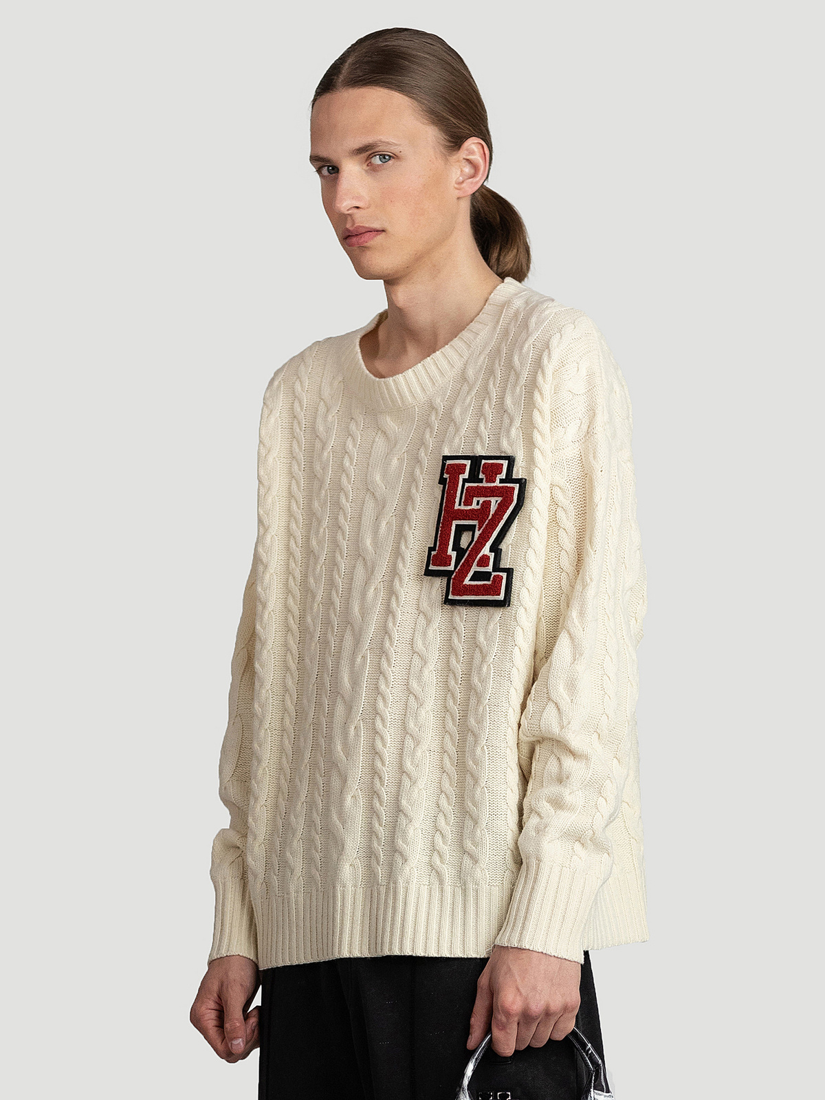 Zalik Cable Knit Ecru 4